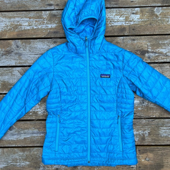 🏔️ Patagonia Nano Puff hood in Mako Blue - Picture 2 of 7